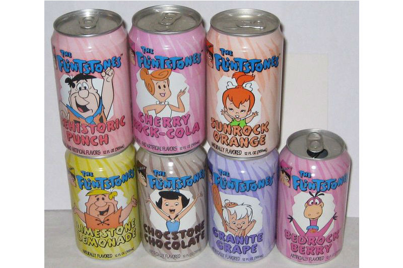 Soda Brands Discontinued Flintstones Soda