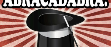 abracadabra magician pull rabbits