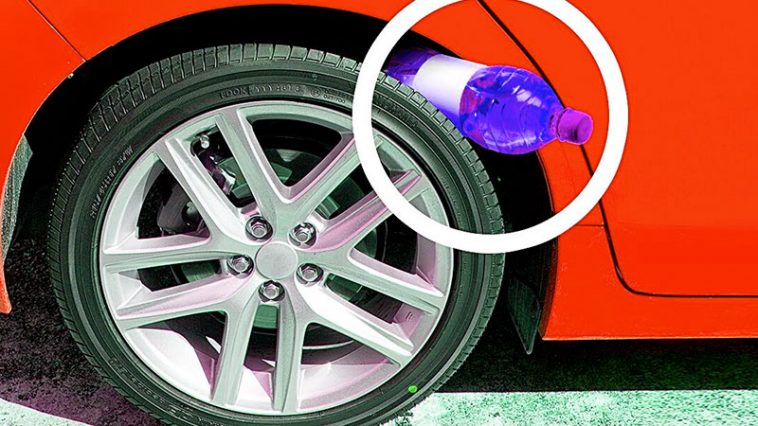 Don't be caught off guard! Never Ignore A Bottle On Your Tire