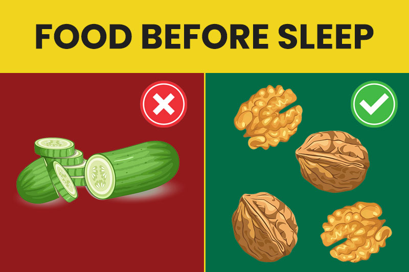 10 Food Products You Should and Shouldn’t Eat Before Sleep