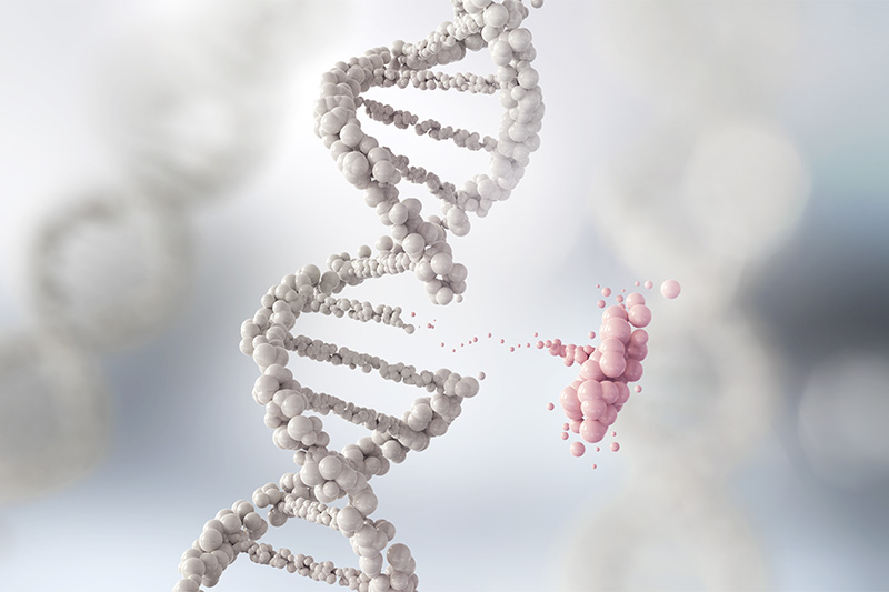 Millions of genetic mutations happen during a person’s life.