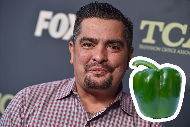 Chef Aaron Sanchez says green bell peppers have no taste