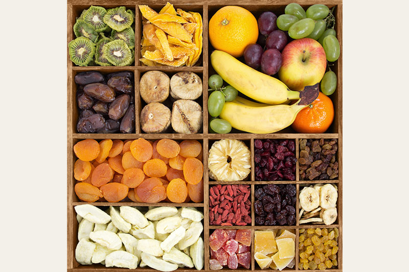 Fresh or dried fruits
