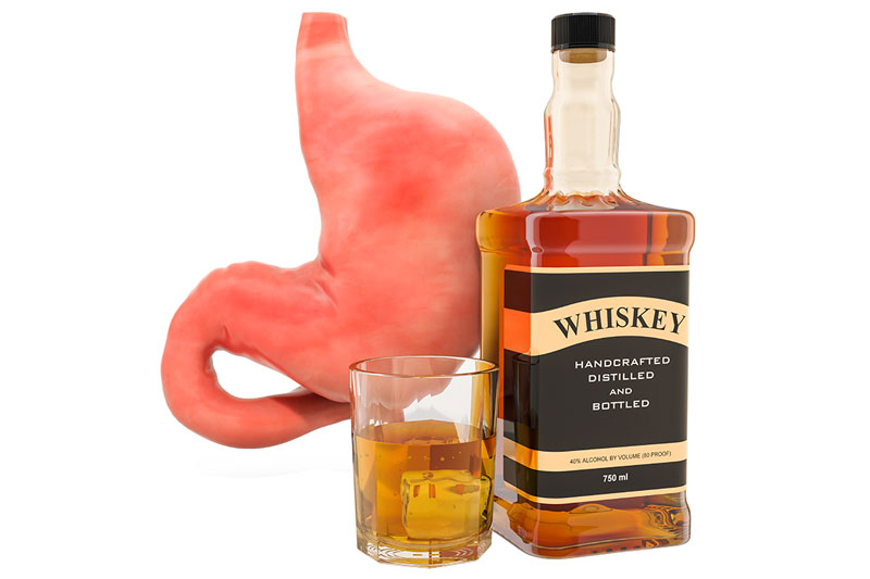Alcohol stomach