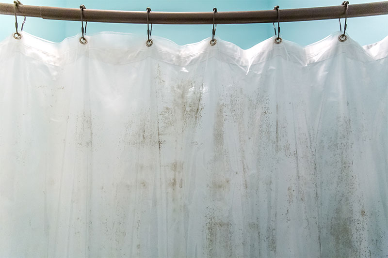 Vinegar And Baking Soda Will Remove Mildew On Shower Curtain