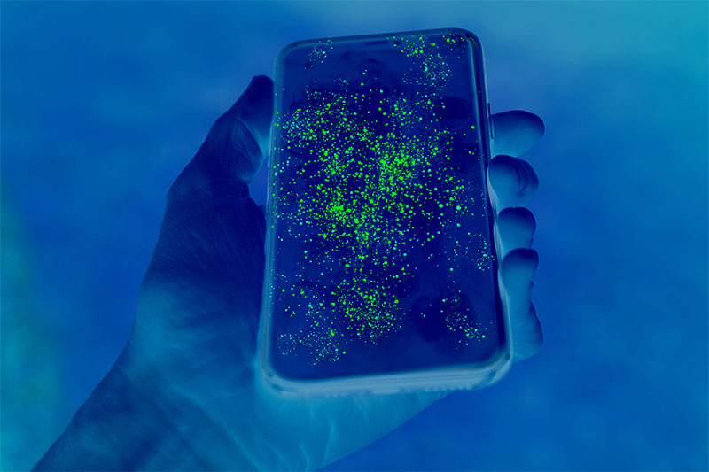 Your Cellphone And Tablet germs