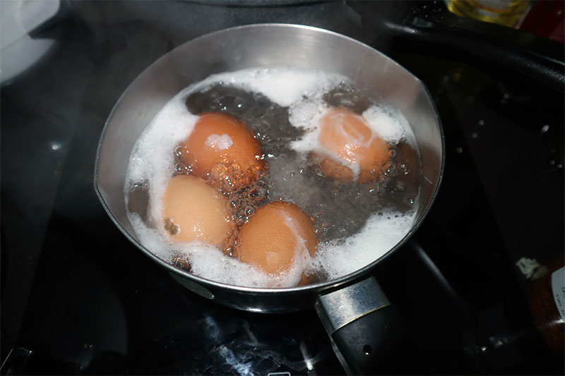overcooking your eggs