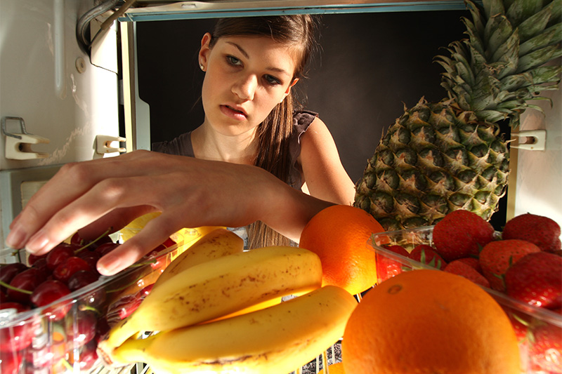 Fruits in the fridge