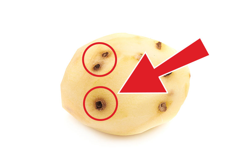 You'll Be Surprised To Know What Brown Spots On Potatoes Really Mean
