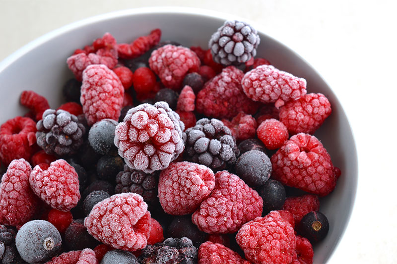 Frozen fruits