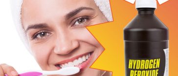 hydrogen peroxide to bleach your teeth