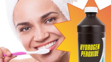 hydrogen peroxide to bleach your teeth