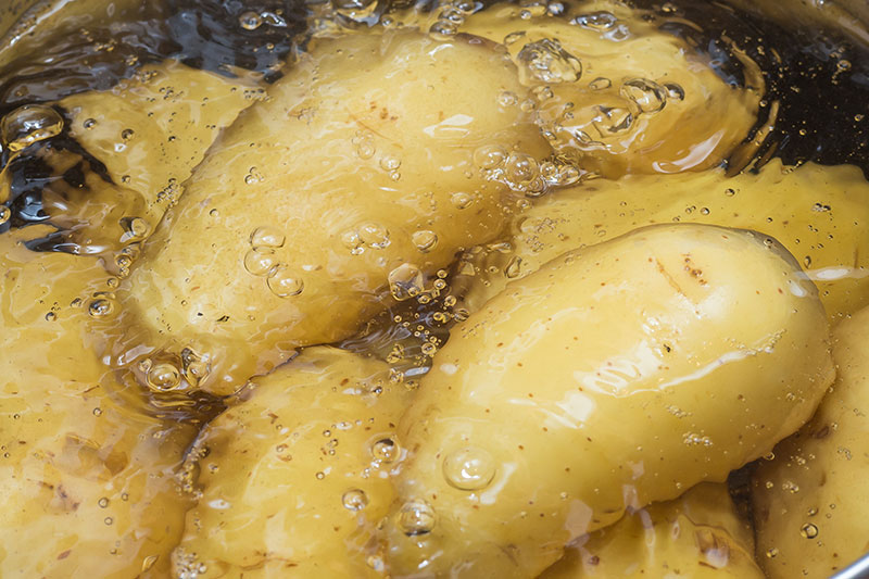 Boiled potatoes