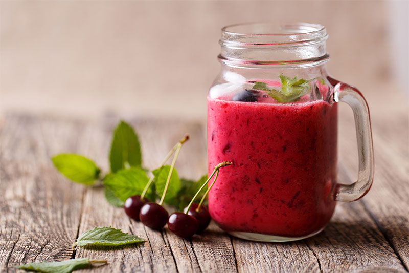 Cherries smoothie