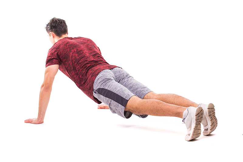 Press-up back extensions