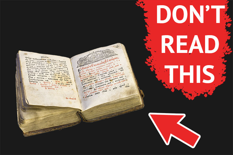 This Deadly, Rare Book Can Kill You Just By Reading It